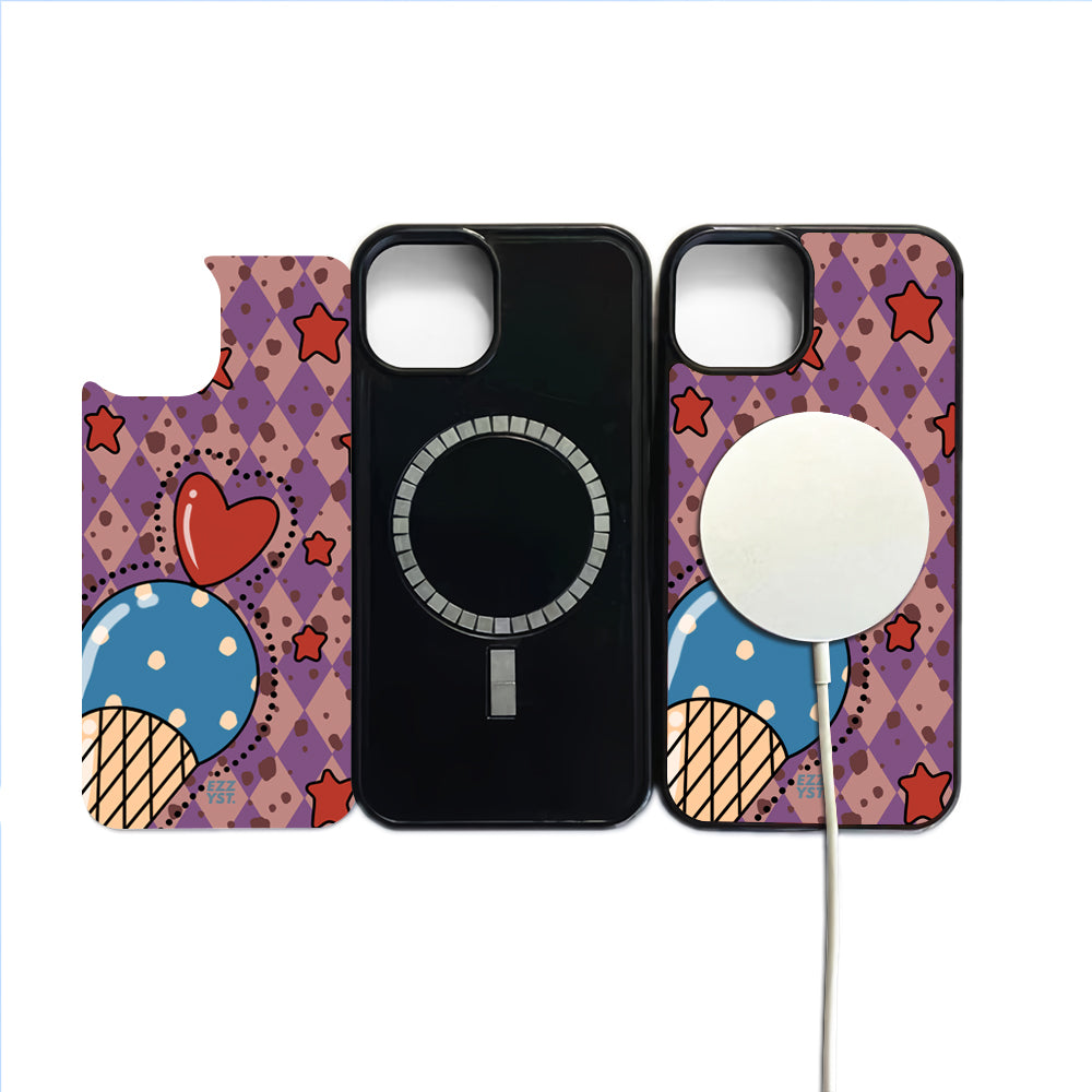 Style in Love Ice Cream for Both Hearts Magsafe iPhone Case