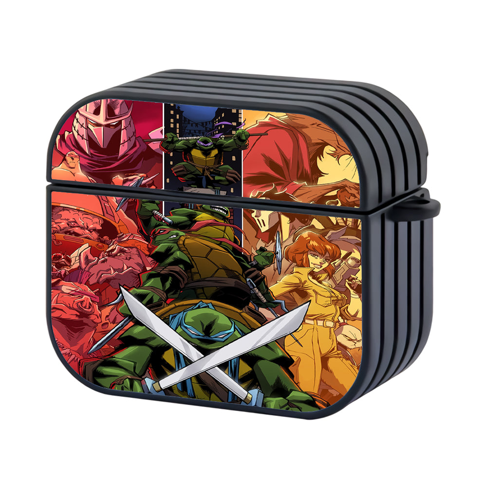 TMNT X Villains Hard Plastic Case Cover For Apple Airpods 3