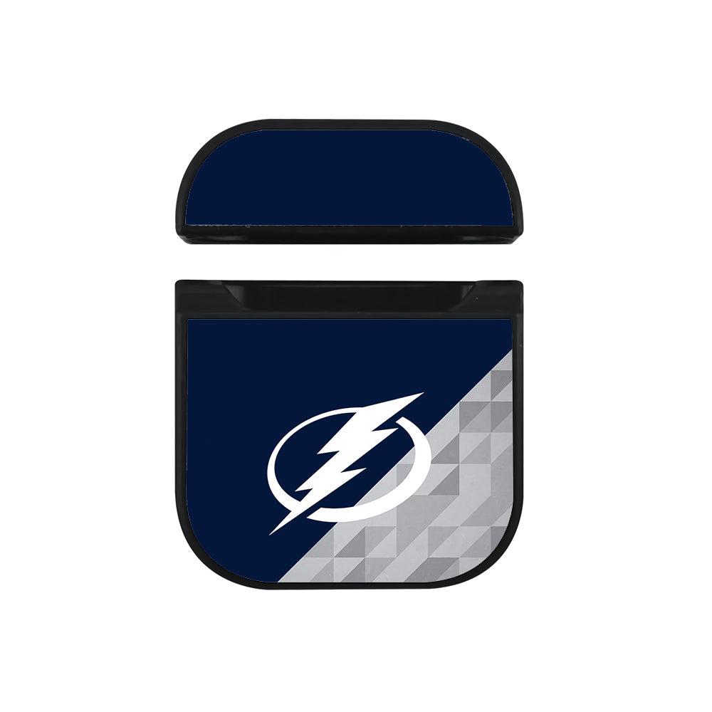 Tampa Bay Lightning Logo Hard Plastic Case Cover For Apple Airpods
