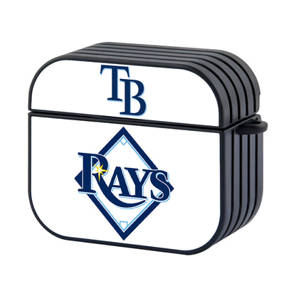 Tampa Bay Rays Logo Hard Plastic Case Cover For Apple Airpods 3