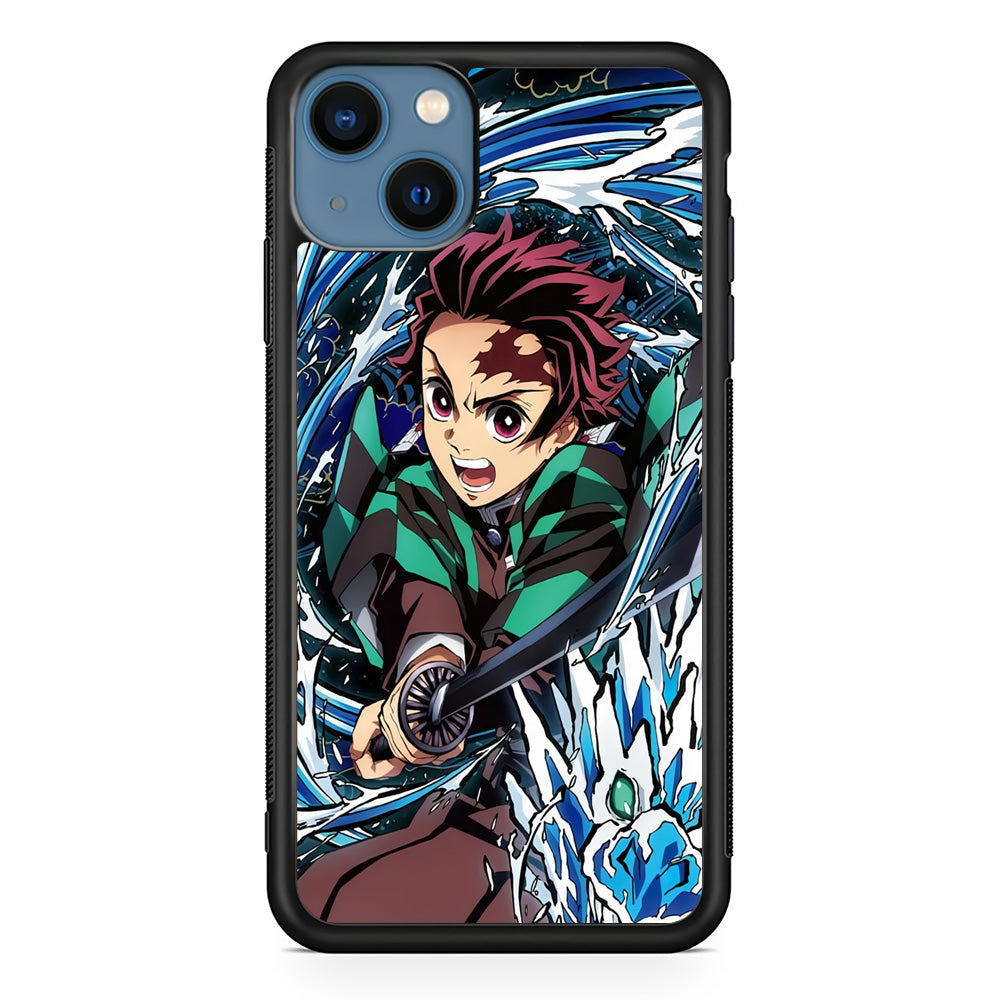 Tanjiro Water Breathing iPhone 14 Plus Case