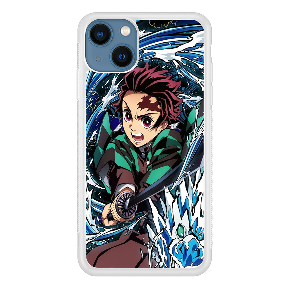 Tanjiro Water Breathing iPhone 14 Plus Case