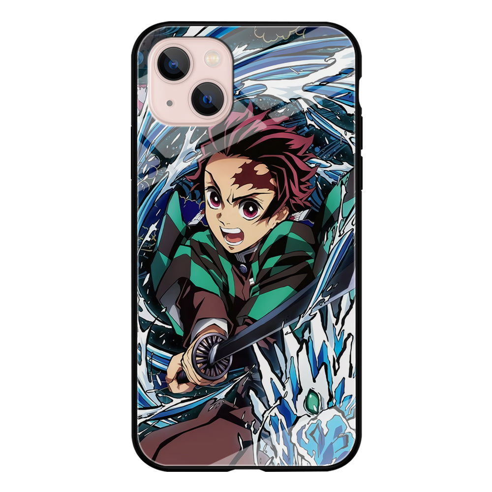 Tanjiro Water Breathing iPhone 14 Plus Case