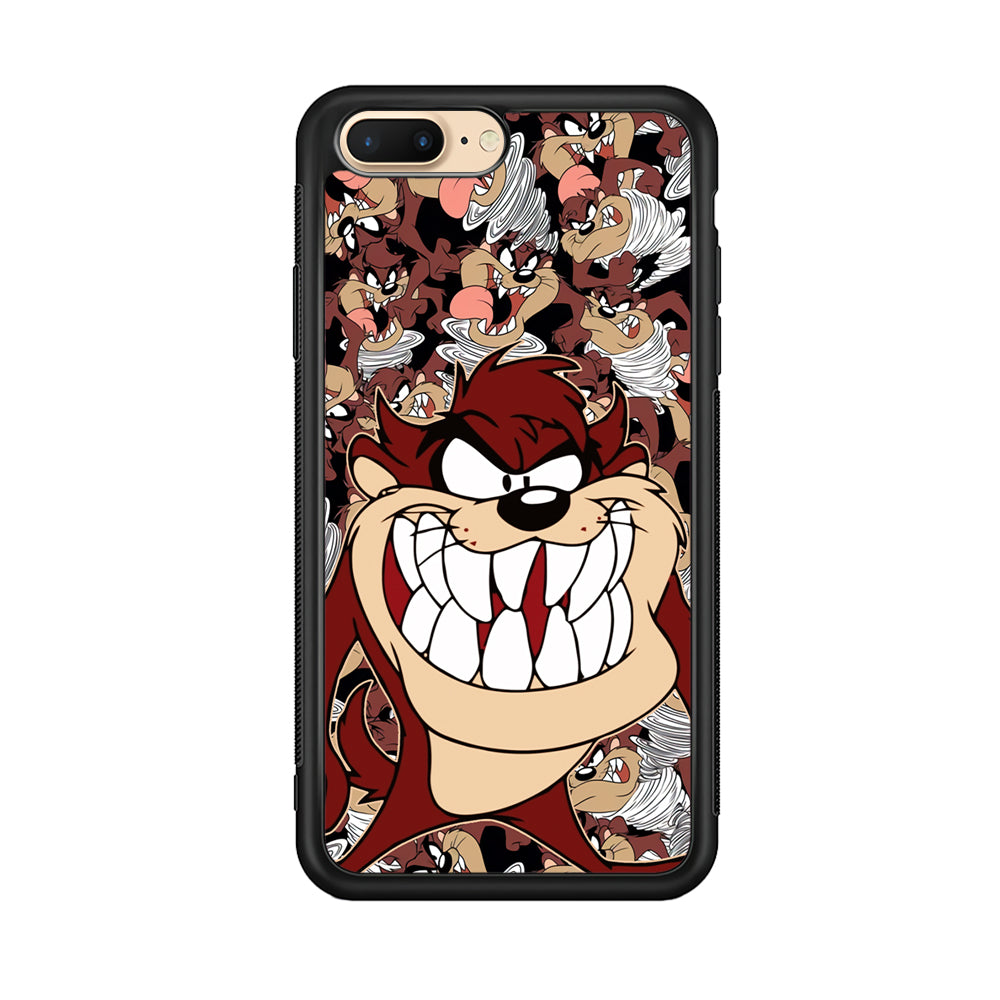 Tasmanian Devil Looney Tunes Angry Style iPhone 8 Plus Case