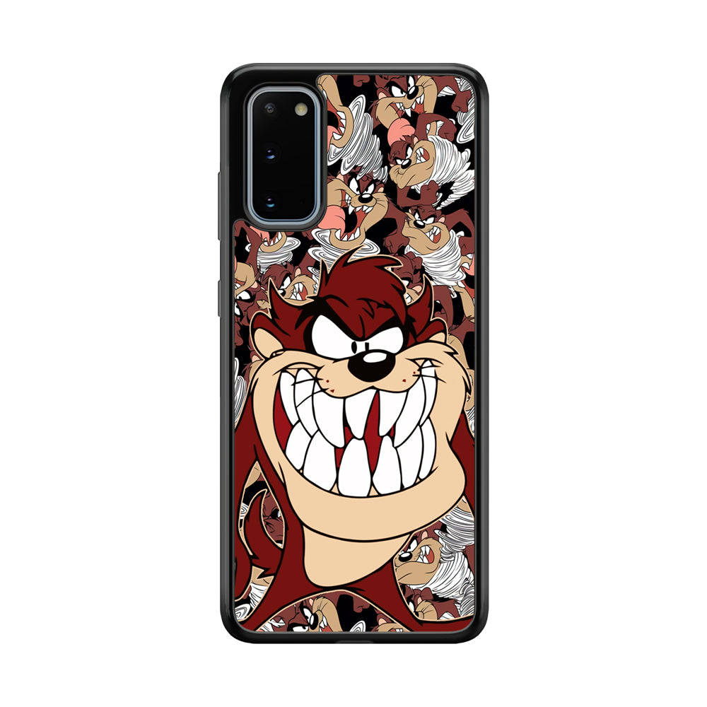 Tasmanian Devil Looney Tunes Angry Style Samsung Galaxy S20 Case