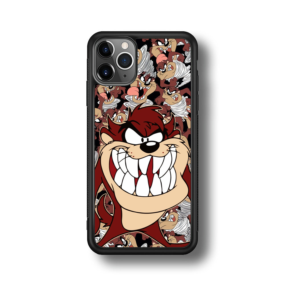 Tasmanian Devil Looney Tunes Angry Style iPhone 11 Pro Max Case