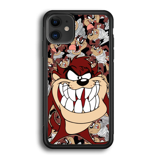 Tasmanian Devil Looney Tunes Angry Style iPhone 12 Case