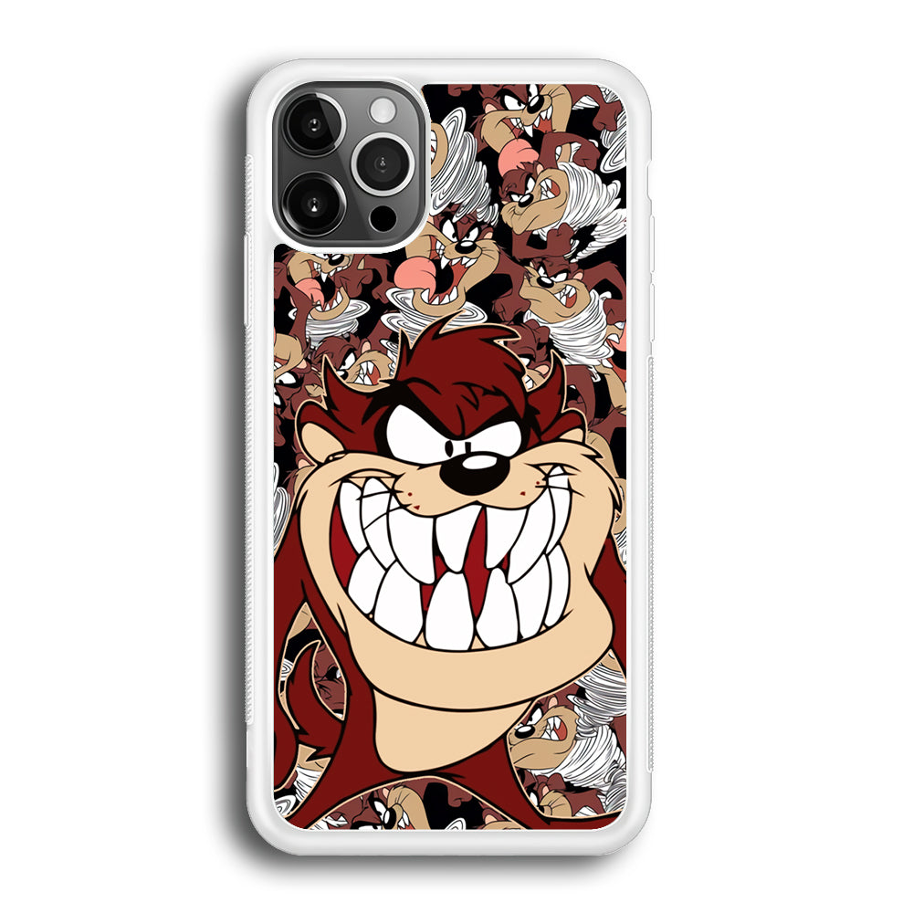 Tasmanian Devil Looney Tunes Angry Style iPhone 12 Pro Case