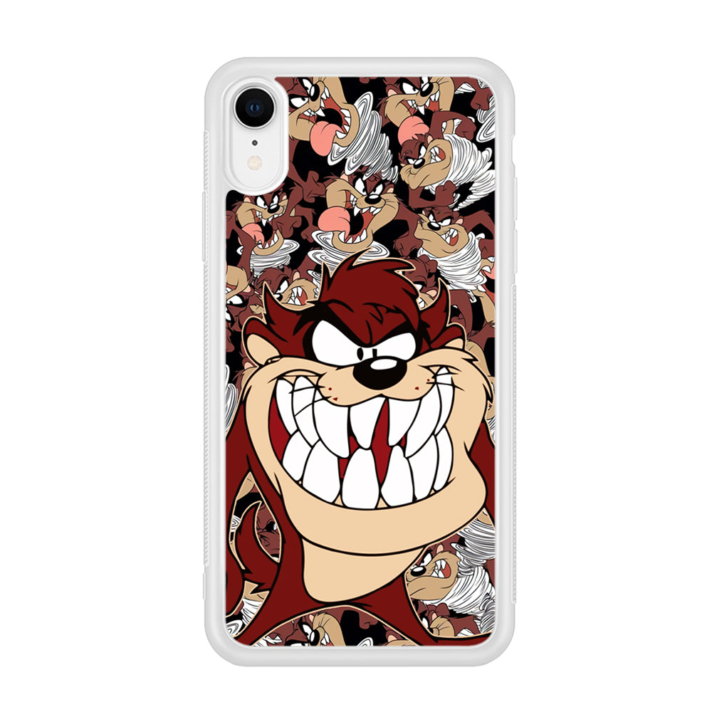 Tasmanian Devil Looney Tunes Angry Style iPhone XR Case