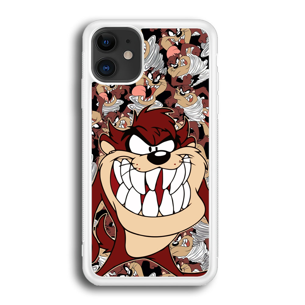 Tasmanian Devil Looney Tunes Angry Style iPhone 12 Case