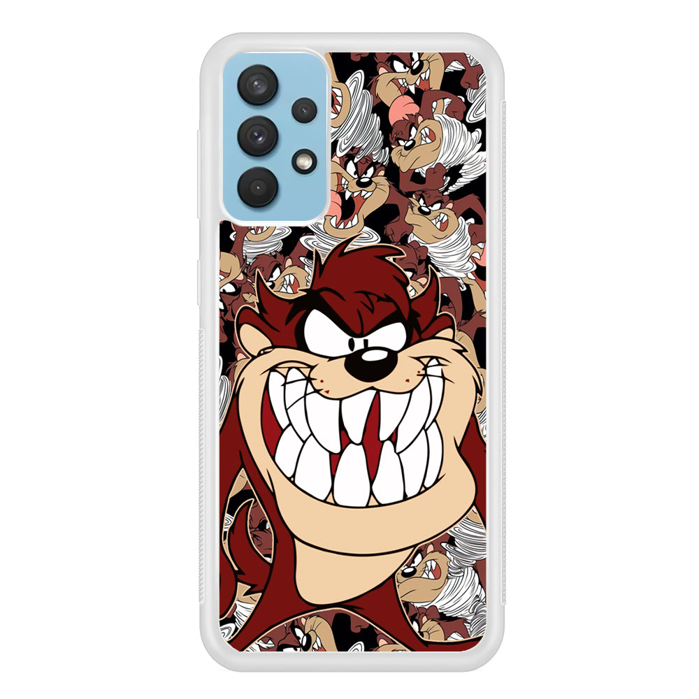 Tasmanian Devil Looney Tunes Angry Style Samsung Galaxy A32 Case