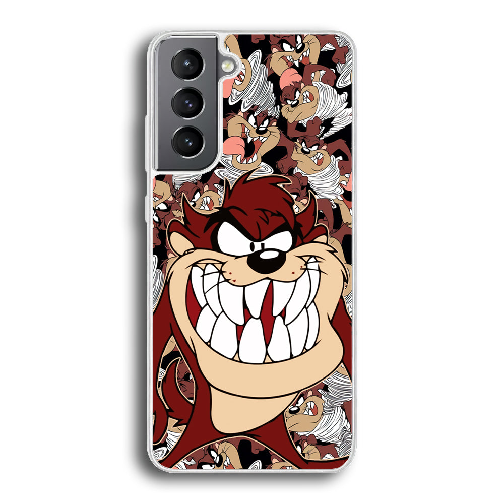 Tasmanian Devil Looney Tunes Angry Style Samsung Galaxy S21 Case