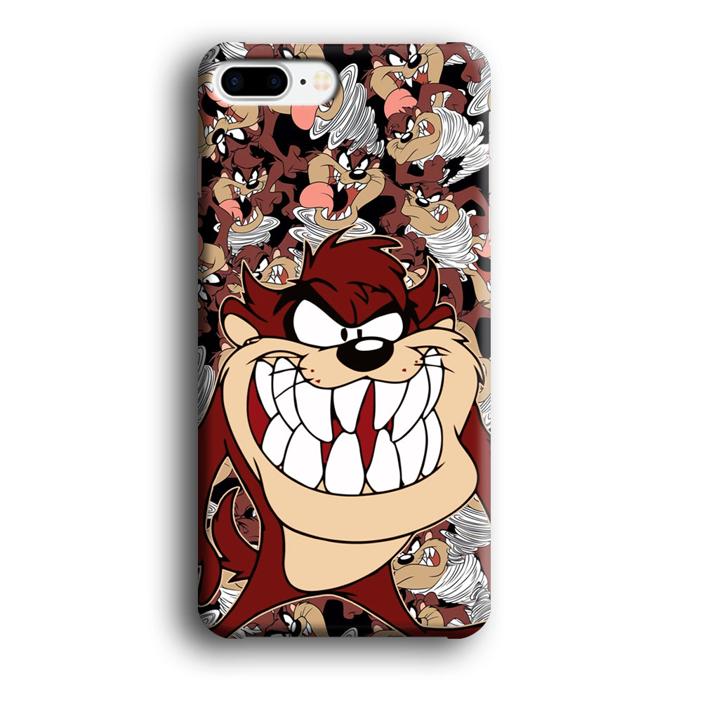 Tasmanian Devil Looney Tunes Angry Style iPhone 8 Plus Case