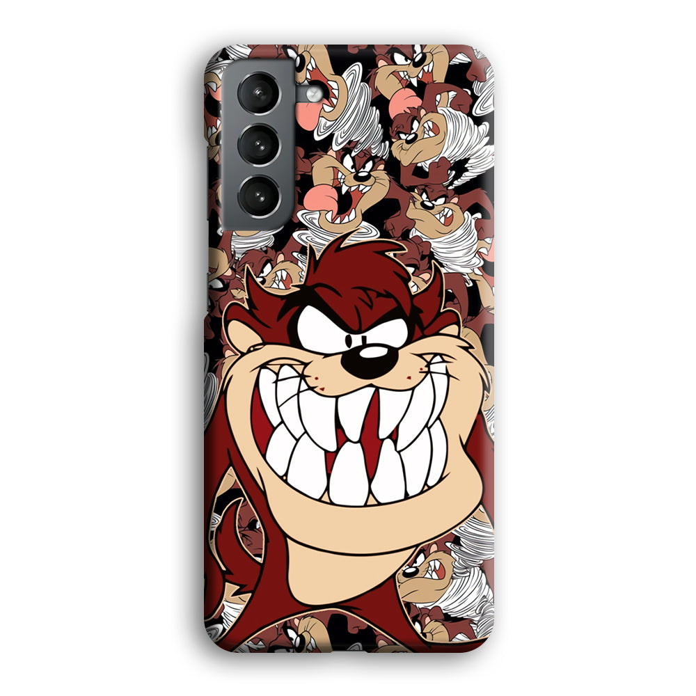 Tasmanian Devil Looney Tunes Angry Style Samsung Galaxy S21 Case