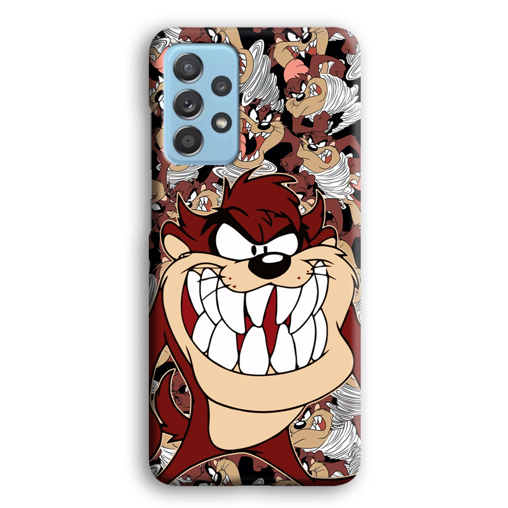 Tasmanian Devil Looney Tunes Angry Style Samsung Galaxy A52 Case