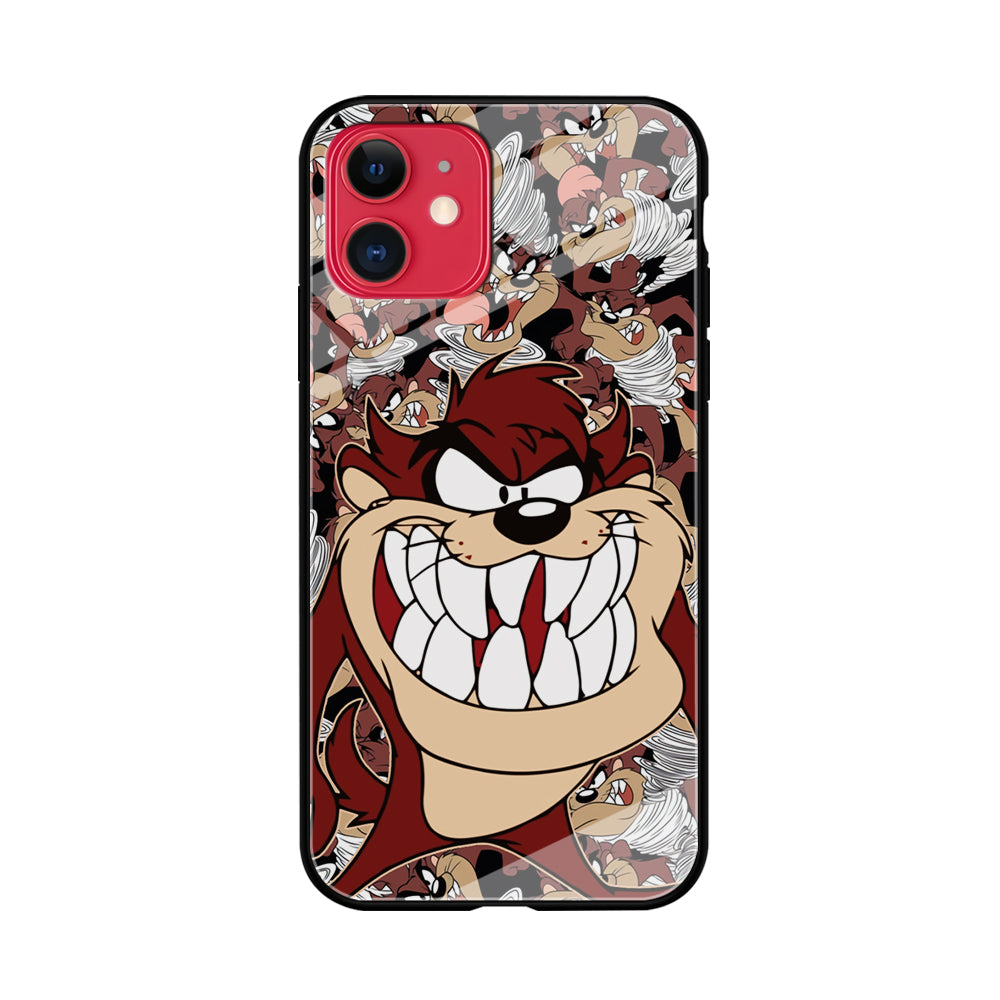 Tasmanian Devil Looney Tunes Angry Style iPhone 11 Case