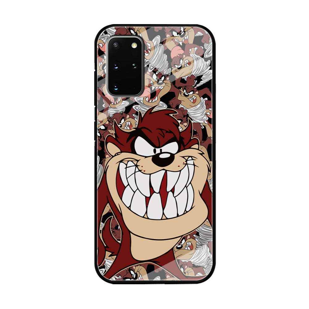 Tasmanian Devil Looney Tunes Angry Style Samsung Galaxy S20 Plus Case