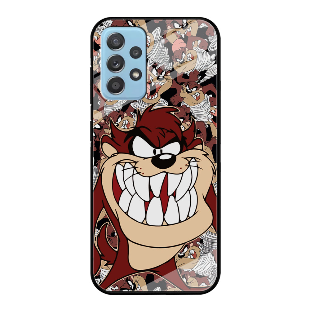 Tasmanian Devil Looney Tunes Angry Style Samsung Galaxy A72 Case