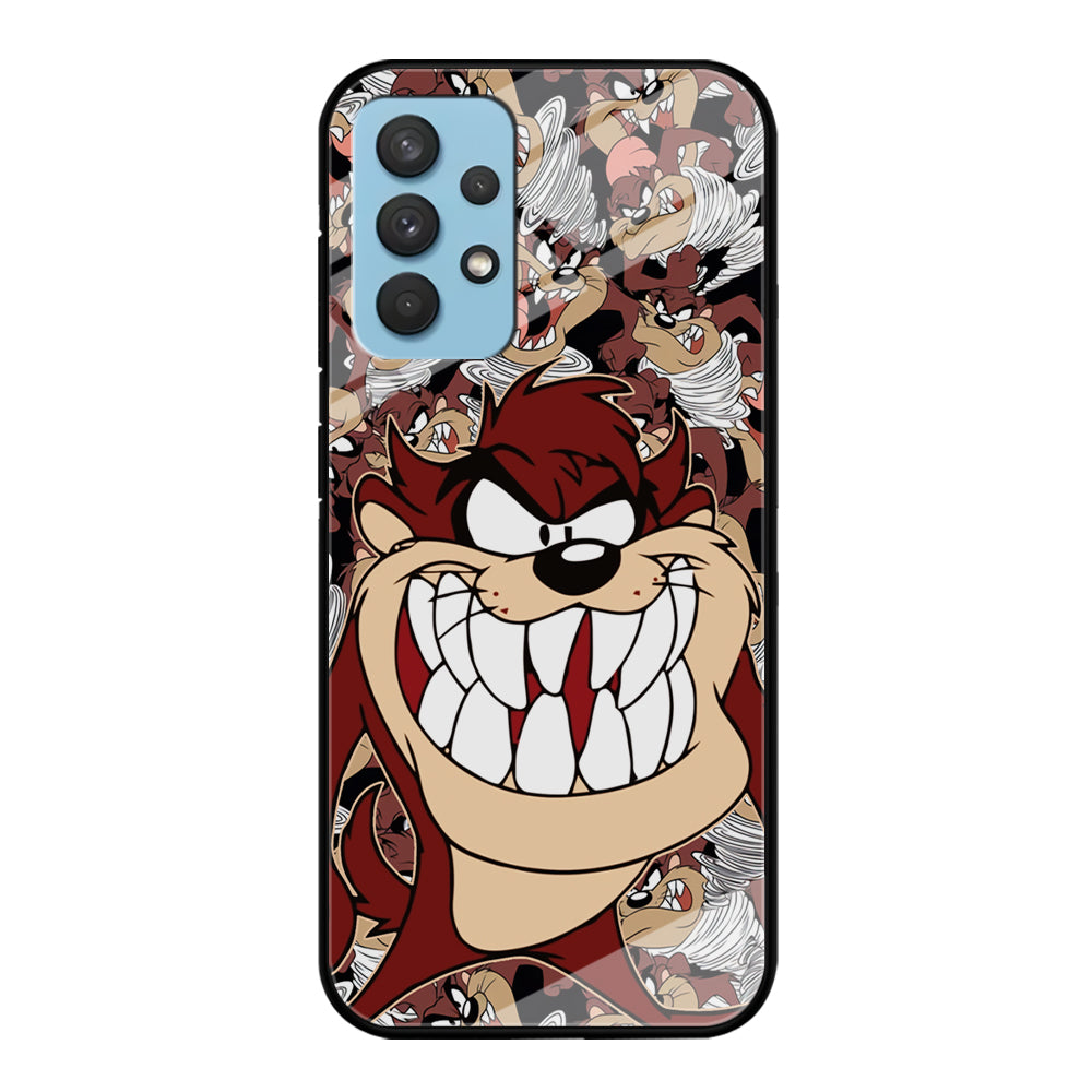 Tasmanian Devil Looney Tunes Angry Style Samsung Galaxy A32 Case