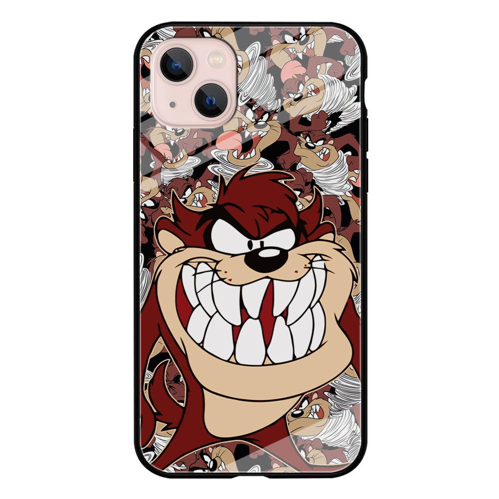 Tasmanian Devil Looney Tunes Angry Style iPhone 13 Case