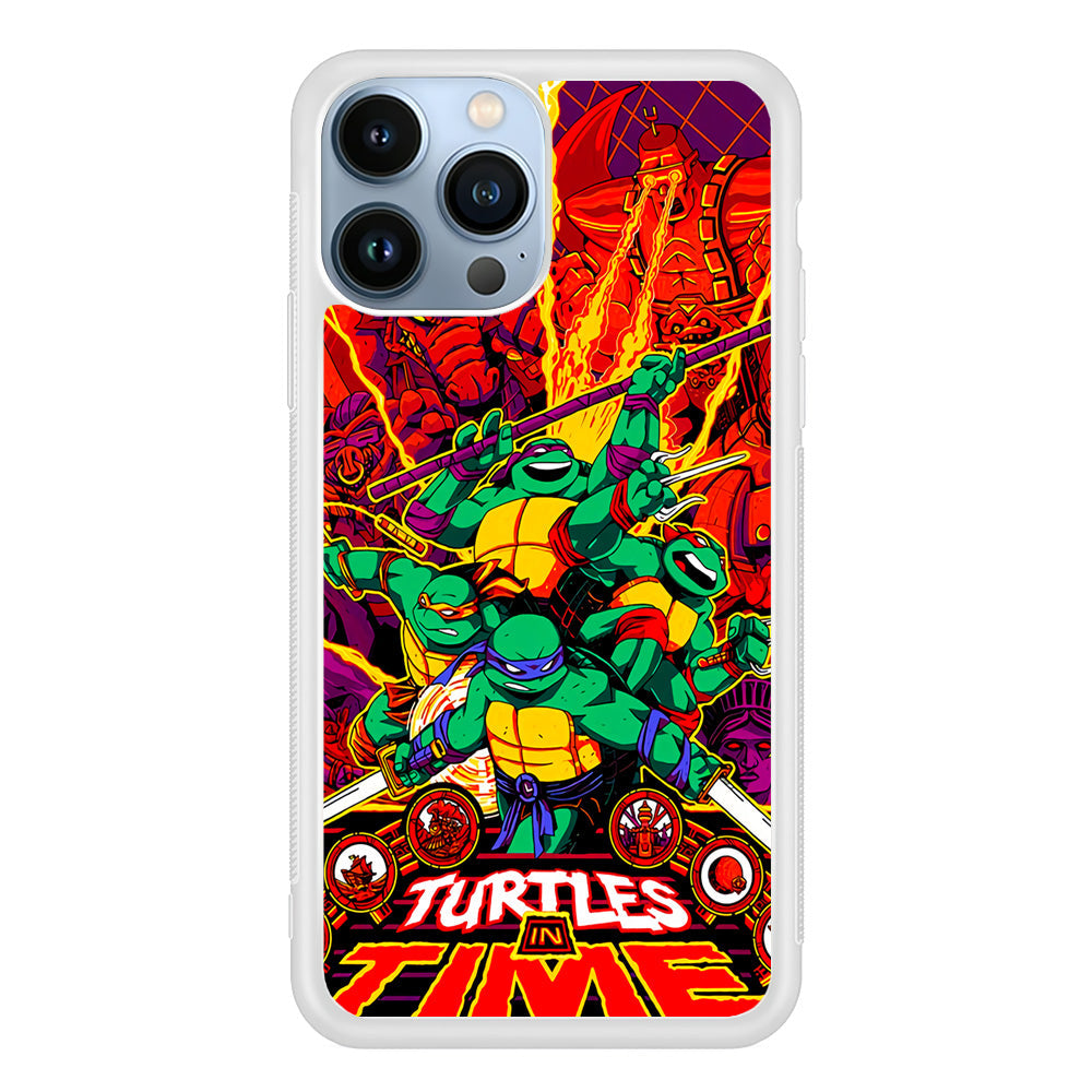 Teenage Mutant Ninja Turtles In Time Poster iPhone 14 Pro Case