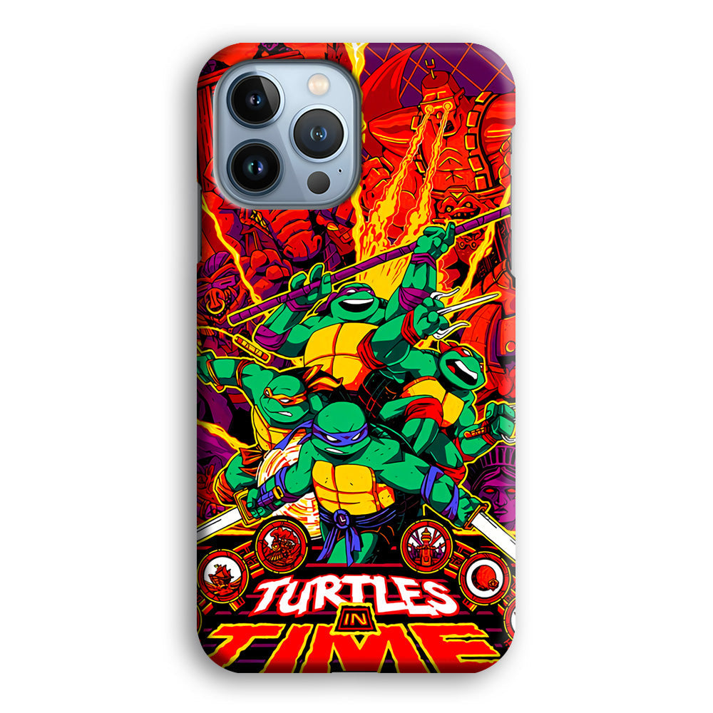 Teenage Mutant Ninja Turtles In Time Poster iPhone 15 Pro Case