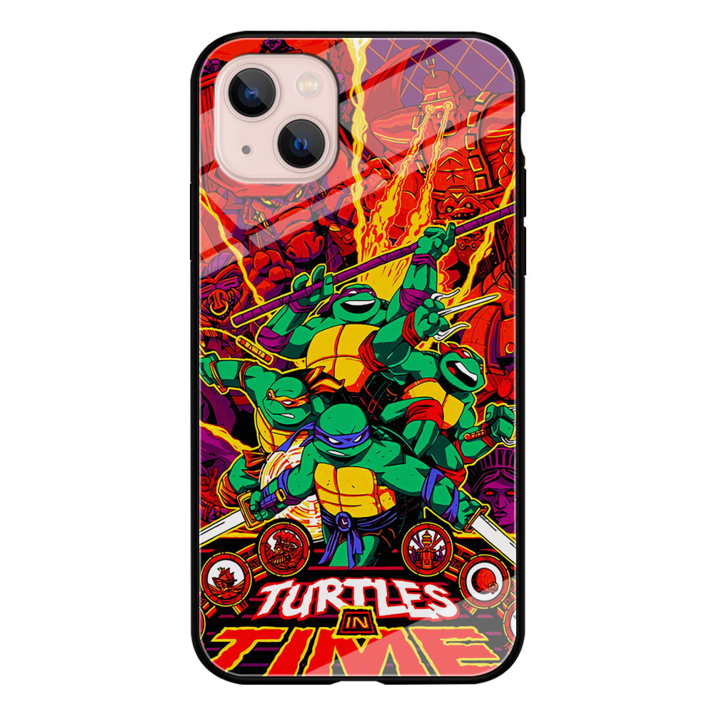 Teenage Mutant Ninja Turtles In Time Poster iPhone 14 Plus Case