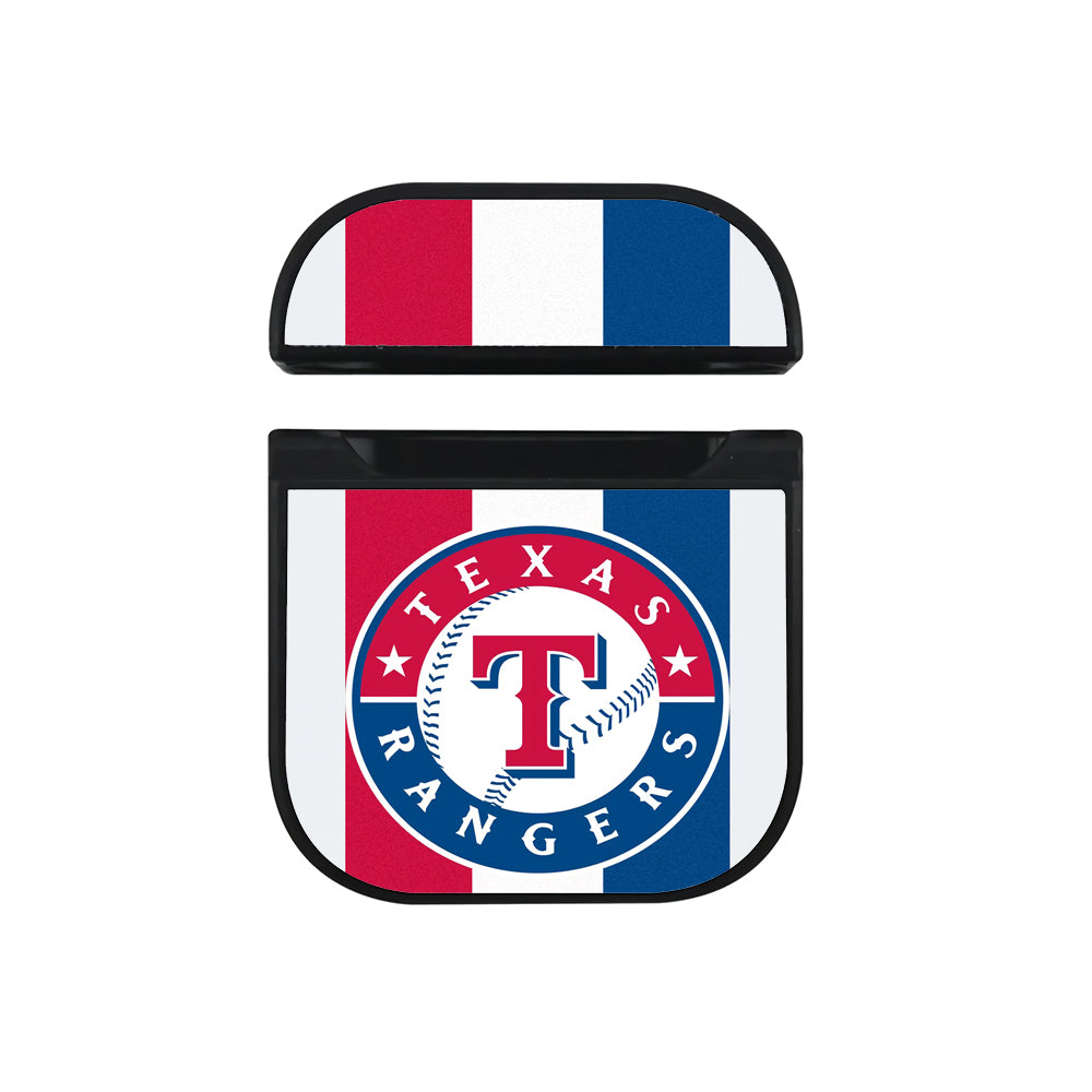 Texas Rangers MLB Hard Plastic Case Cover For Apple Airpods