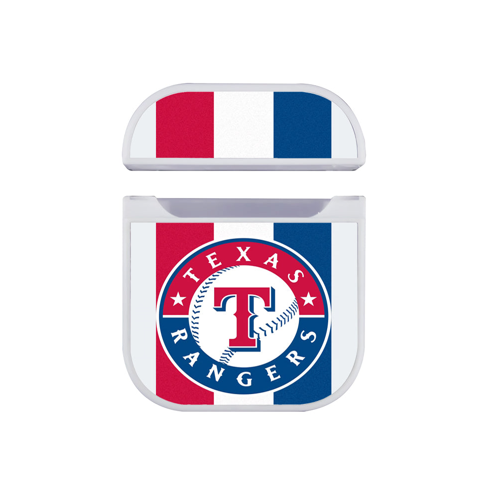 Texas Rangers MLB Hard Plastic Case Cover For Apple Airpods