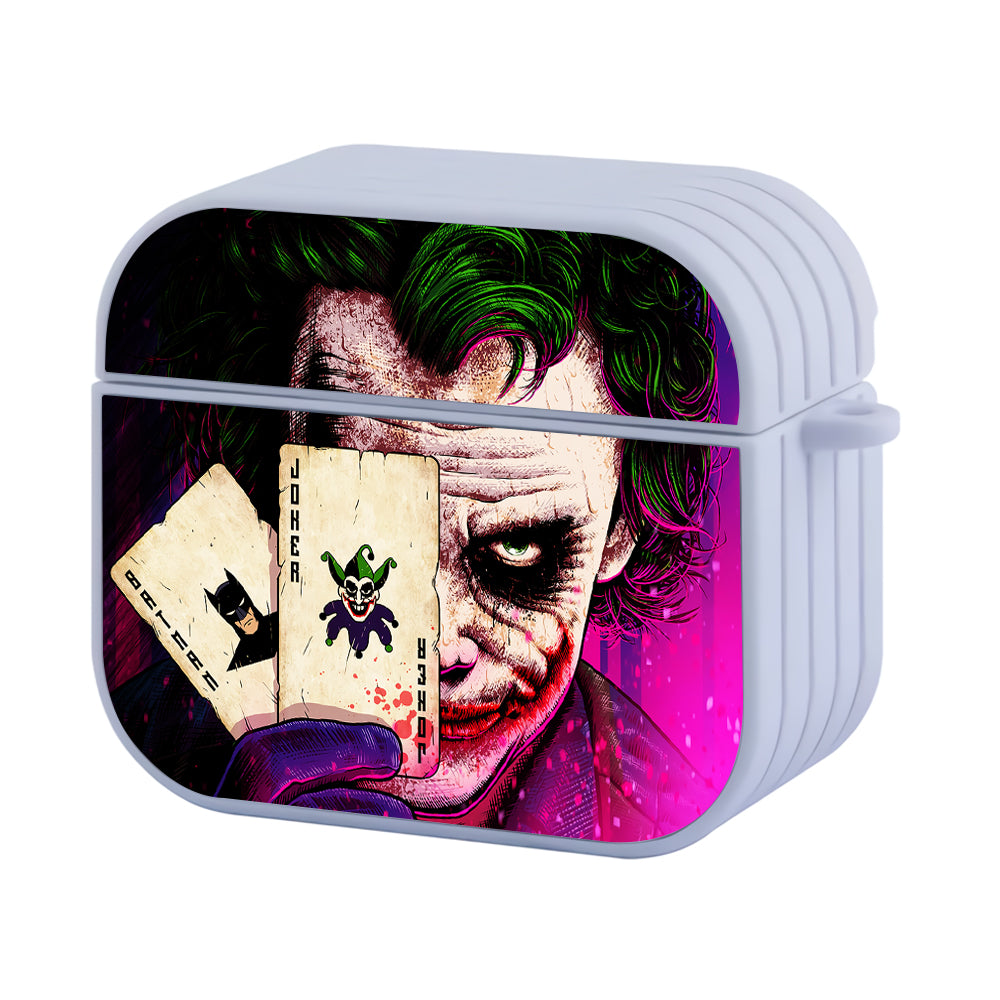 The Clown Joker Logo Card Hard Plastic Case Cover For Apple Airpods 3