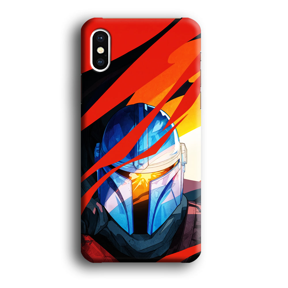 The Mandalorian Starwars Character iPhone X Case