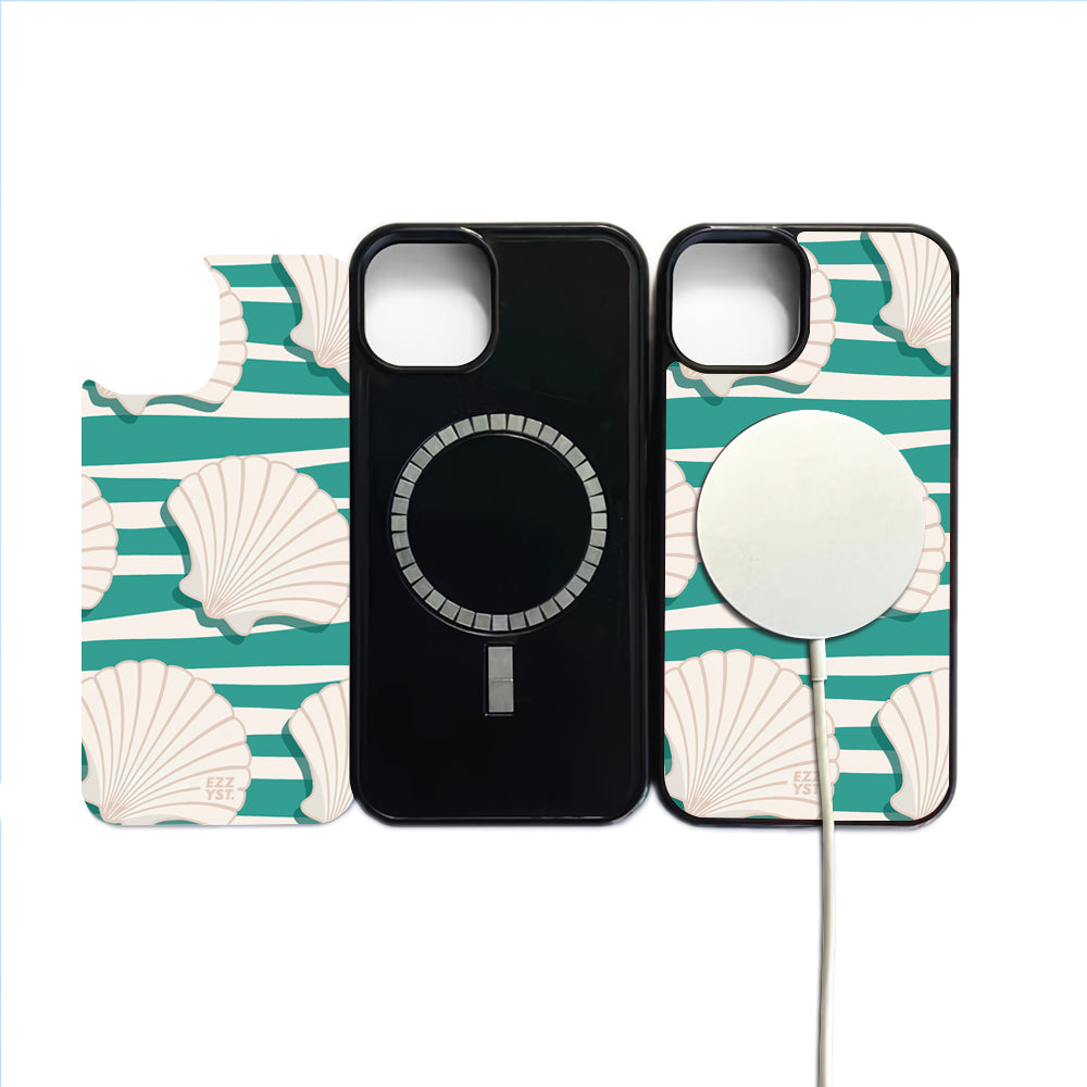 The Ocean Sculpture White Scallop Magsafe iPhone Case