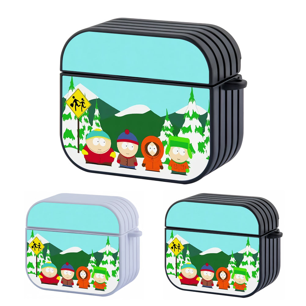 The boys of South Park Cartoon Hard Plastic Case Cover For Apple Airpods 3