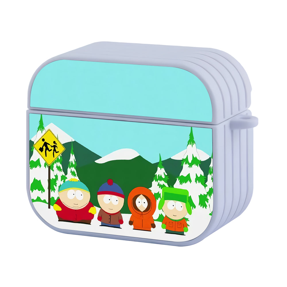 The boys of South Park Cartoon Hard Plastic Case Cover For Apple Airpods 3