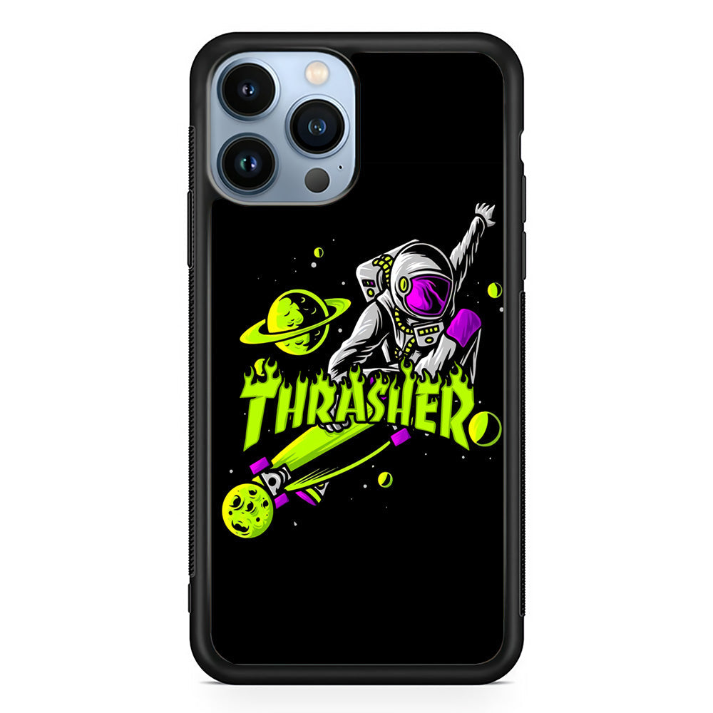 Thrasher Skate Astronaut iPhone 15 Pro Max Case - Ezzystore