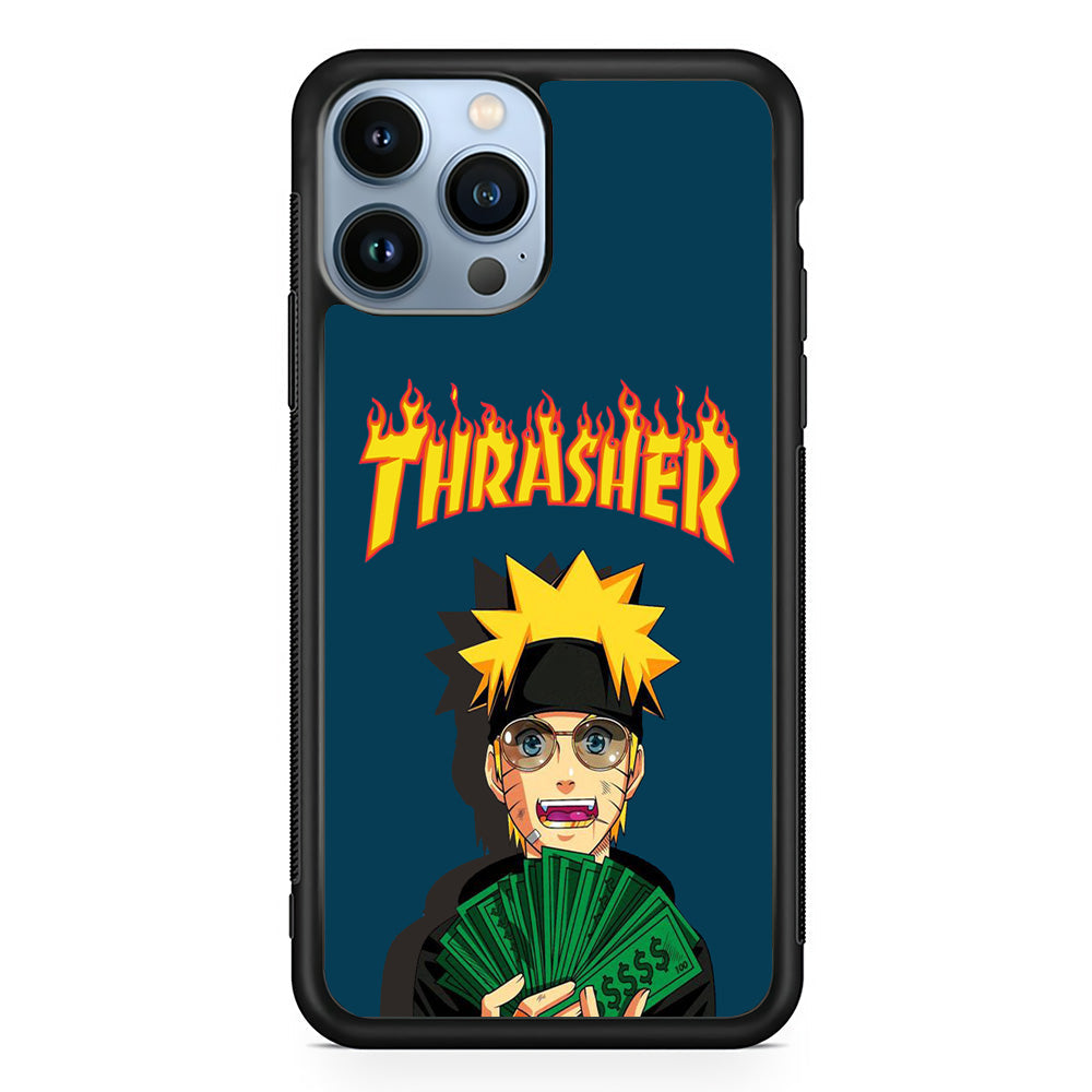 Thrasher Naruto Rich Navy iPhone 15 Pro Case - Ezzystore