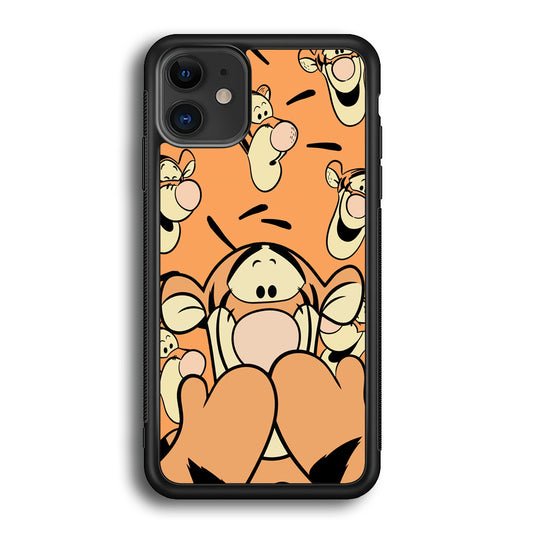 Tiger Winnie The Pooh Expression iPhone 12 Case