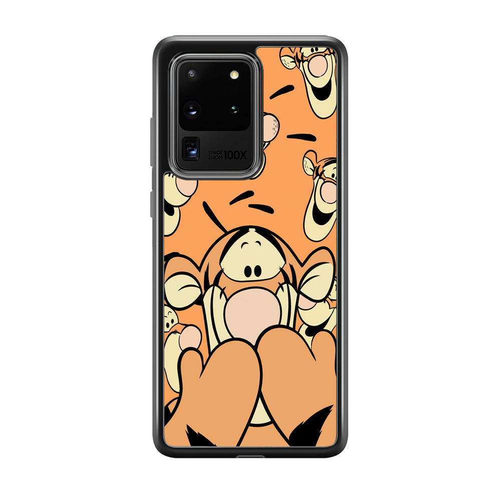 Tiger Winnie The Pooh Expression Samsung Galaxy S20 Ultra Case