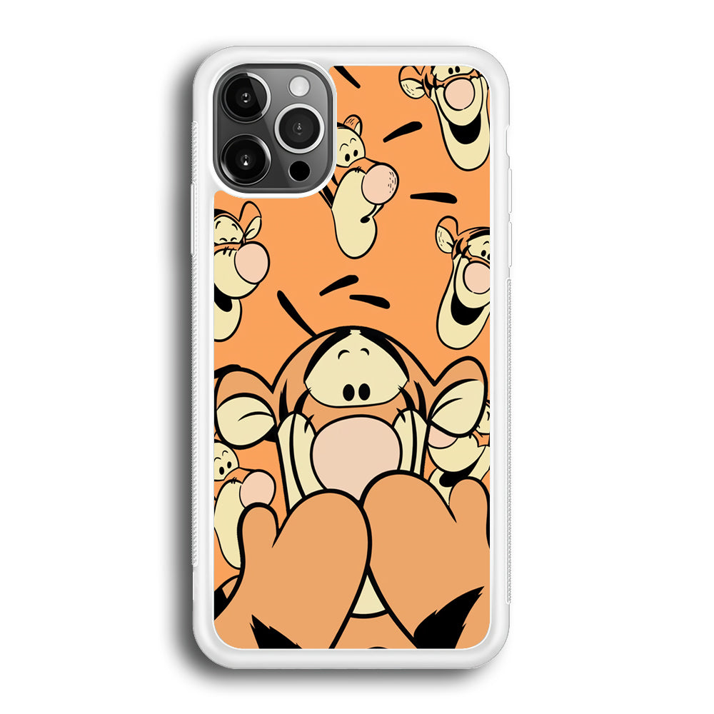 Tiger Winnie The Pooh Expression iPhone 12 Pro Max Case
