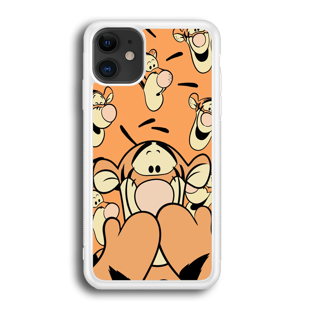 Tiger Winnie The Pooh Expression iPhone 12 Case