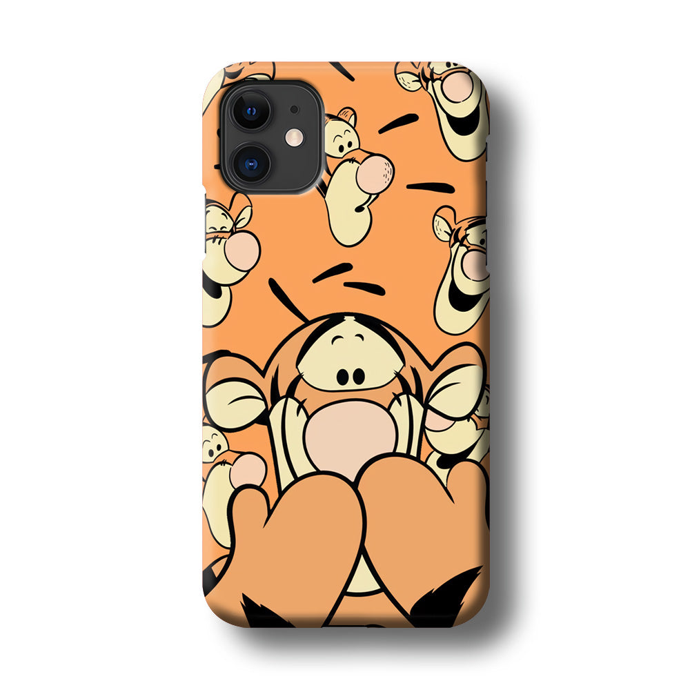 Tiger Winnie The Pooh Expression iPhone 11 Case