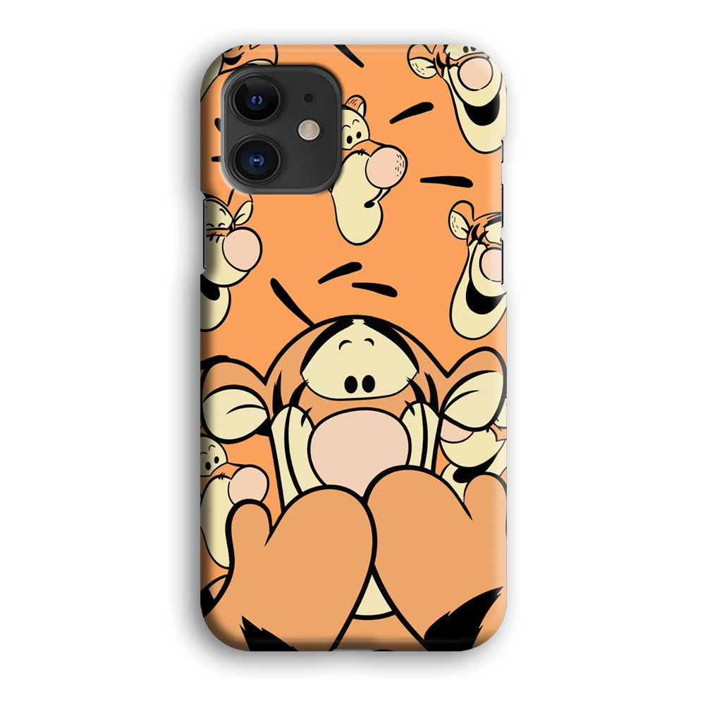 Tiger Winnie The Pooh Expression iPhone 12 Case