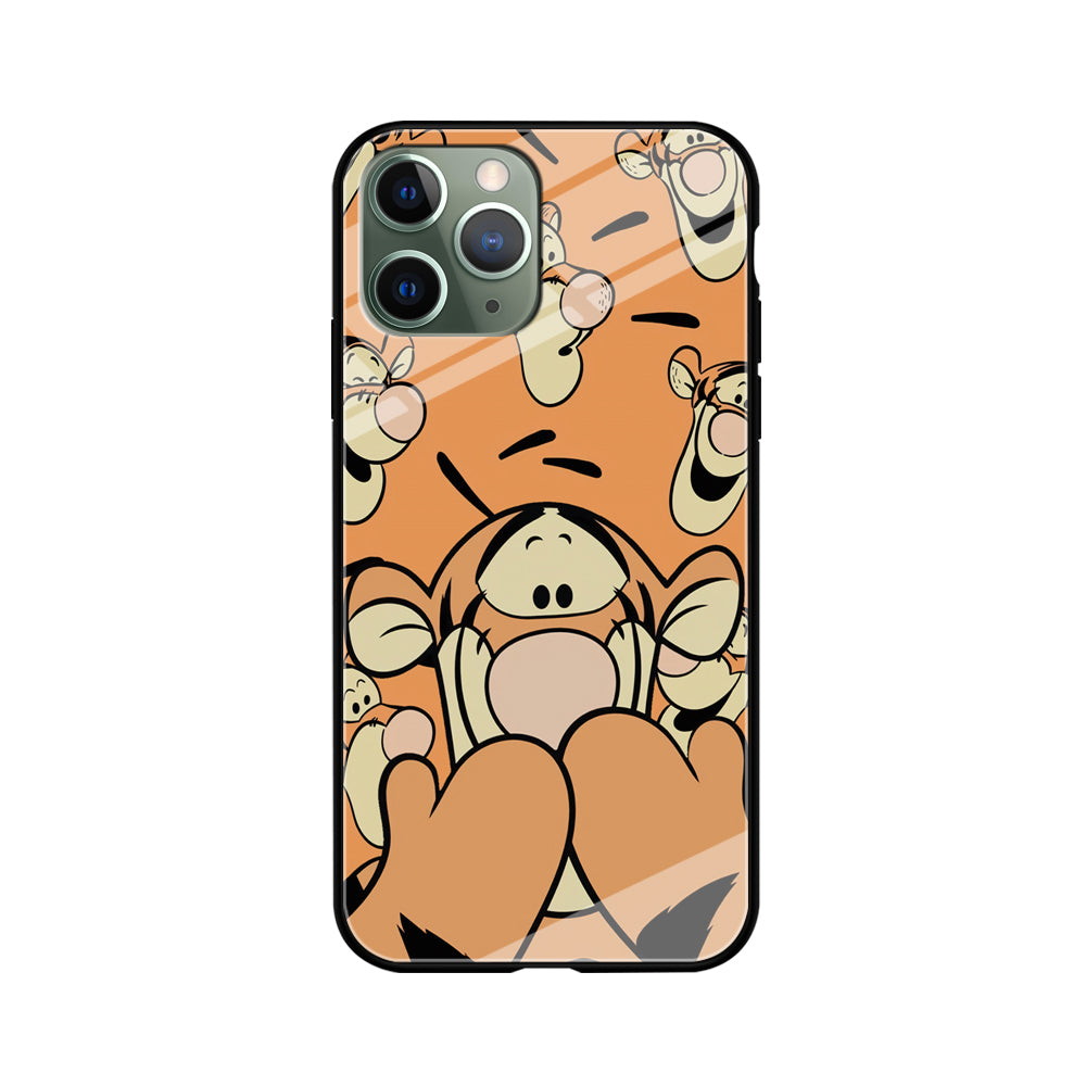 Tiger Winnie The Pooh Expression iPhone 11 Pro Max Case