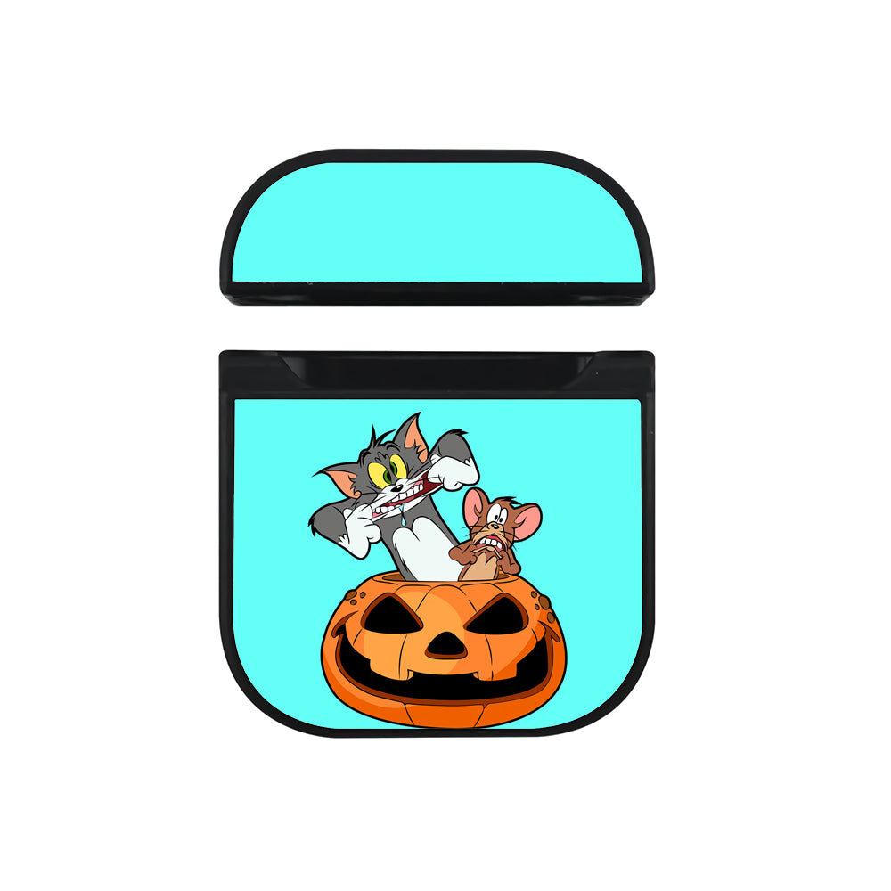 Tom And Jerry Halloween Hard Plastic Case Cover For Apple Airpods