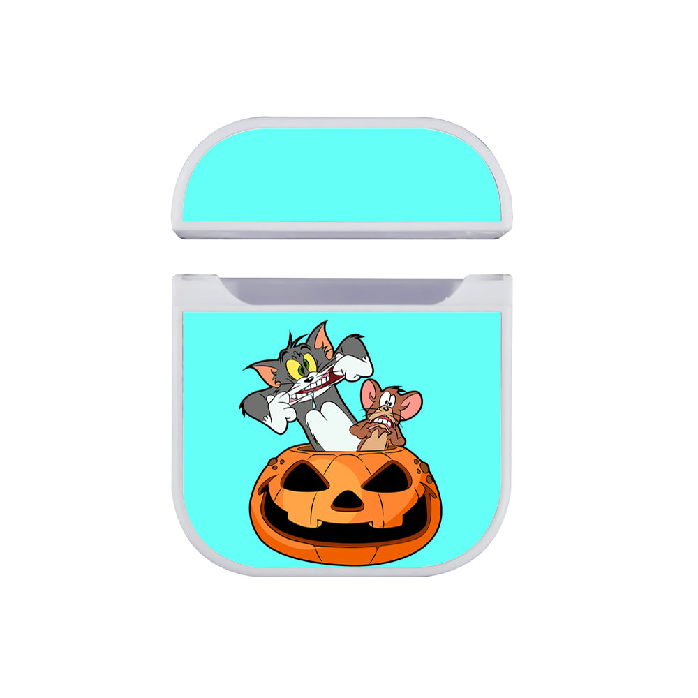 Tom And Jerry Halloween Hard Plastic Case Cover For Apple Airpods
