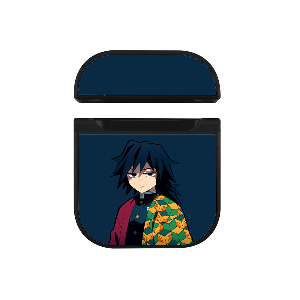 Tomioka Giyuu Angry reaction Hard Plastic Case Cover For Apple Airpods