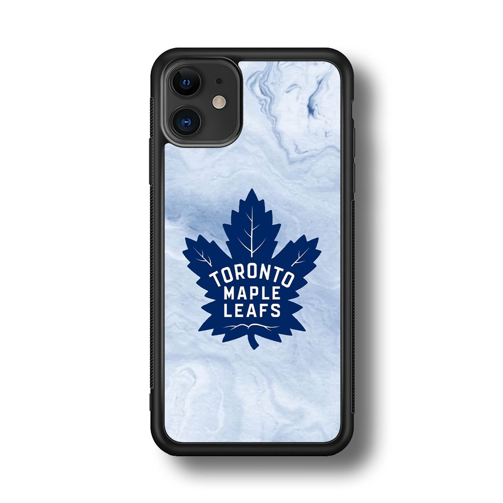 Toronto Maple Leafs Marble Logo iPhone 11 Case