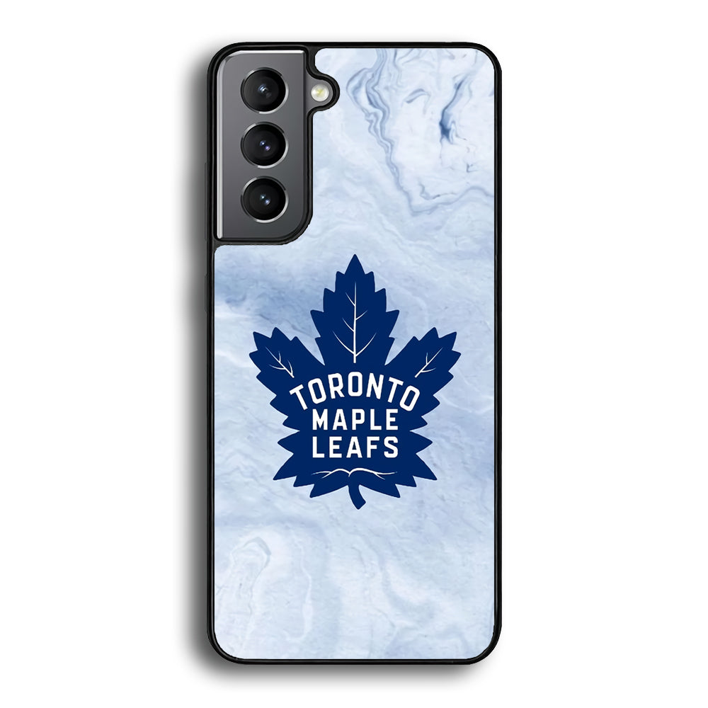 Toronto Maple Leafs Marble Logo Samsung Galaxy S21 Case