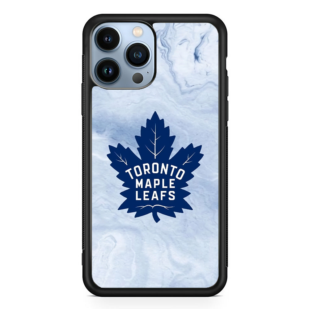 Toronto Maple Leafs Marble Logo iPhone 13 Pro Case