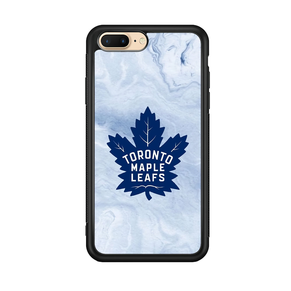 Toronto Maple Leafs Marble Logo iPhone 8 Plus Case